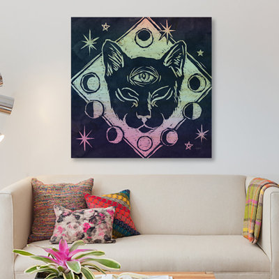 « mystical halloween bijoux iv », impression sur toile