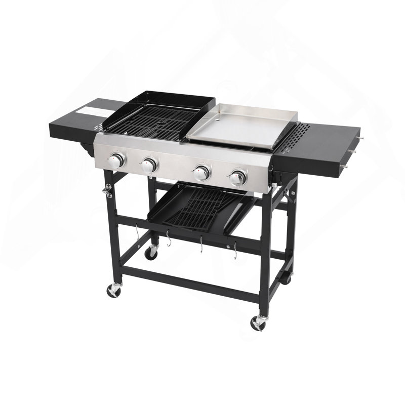 Dual Gas Plancha & BBQ Grill Combo
