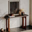 Console 59 ", pieds sphériques, bois pour le salon - standard
