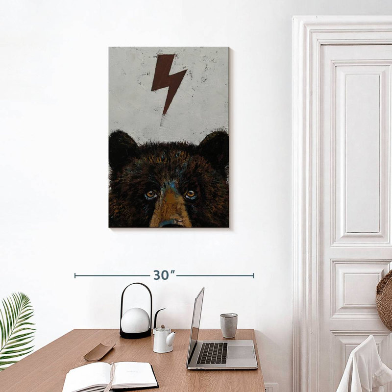 Brampt Bear Lighting Bolt, 30" H x 20" W