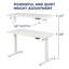Bureau électrique debout, bureau à hauteur ajustable, bureau assis-debout