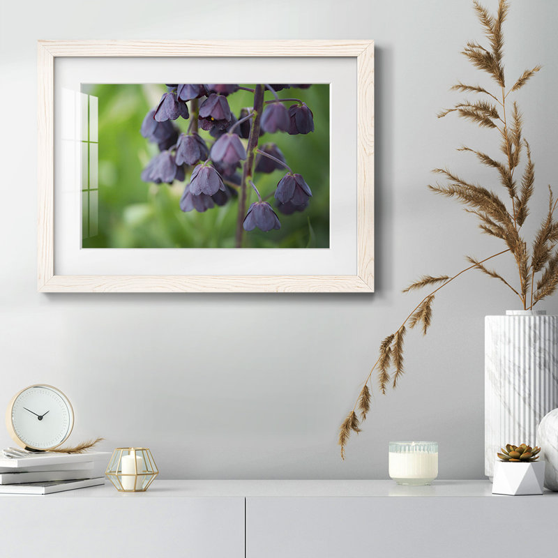 Aubergine, H 22 po x l 32 po x P 1,5 po, Cadre blanc