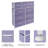 Sorbus 9 Drawers Dresser with Steel Frame and Wood Top-1140062342