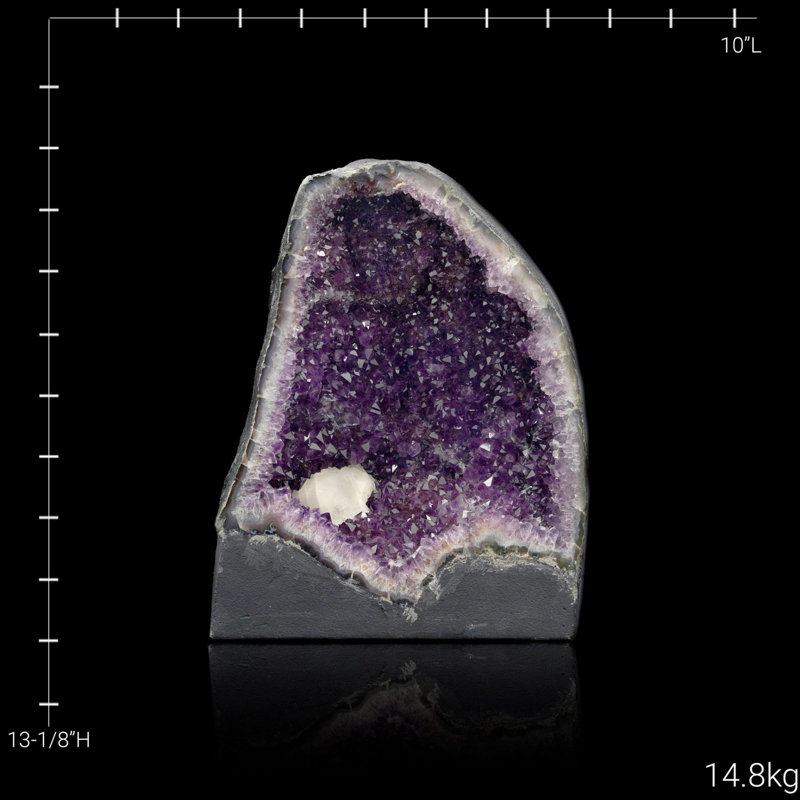 Amethyst Cathedral with Quartz Inclusion