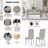 Paulett 19.5'' H Linen Upholstered Parsons Chair-87288501