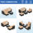 5 Pcs Outdoor Conversation Sets Outdoor Sectional Sofa W/ Cushion & Ottoman-959557552