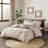 Cotton Jacquard Comforter Set Blush Full/Queen-119922316