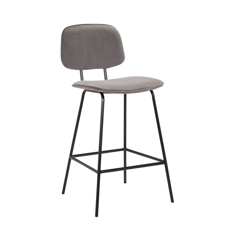 Aquebogue 25.59" Bar Stool, Gray