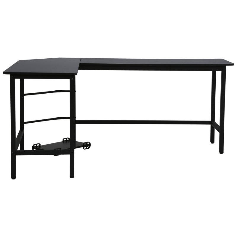 Aalena L-Shape Desk, Black