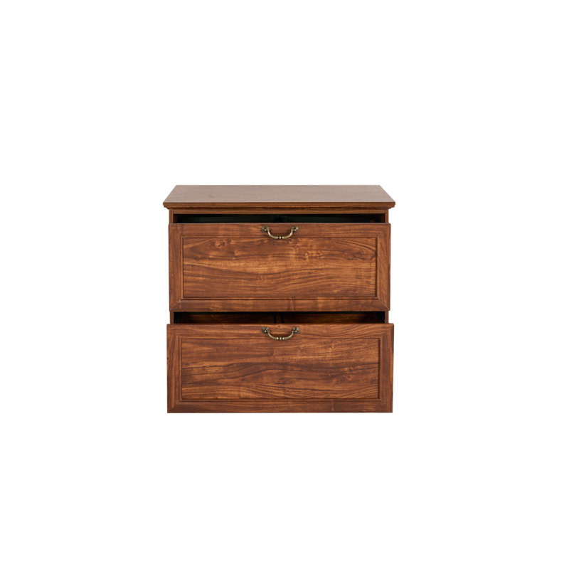 31.5'' Wide 2 -Drawer File Cabinet, Walnut