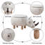 Britten 76cm Wide Faux Leather Novelty Solid Colour Ottoman with Storage-471809785