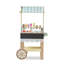 Support à crème glacée en bois Teamson Kids avec 33 accessoires et tableau noir