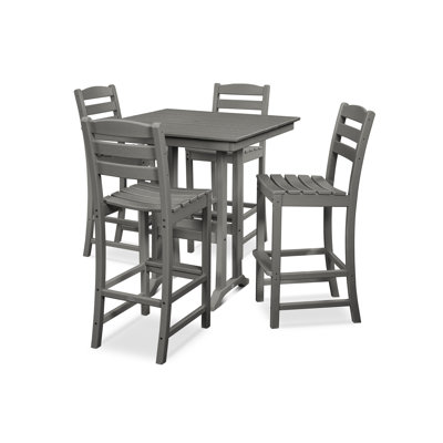 La Casa Café 4 - Person Patio Dining Set with Rectangular Table