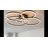 6-Light Flush Mount with Remote Control-124797181-124797182
