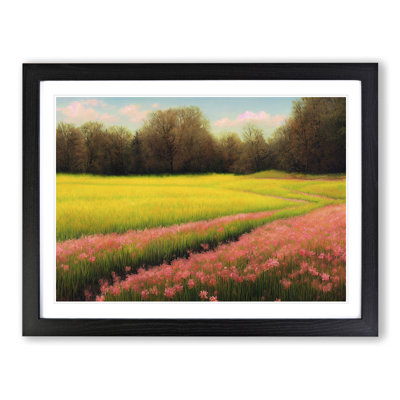Spring Landscape Meadow Vol.2 - Single Picture Frame Print