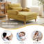 Chaise longue rembourrée avec dossier réglable Davene-797908660