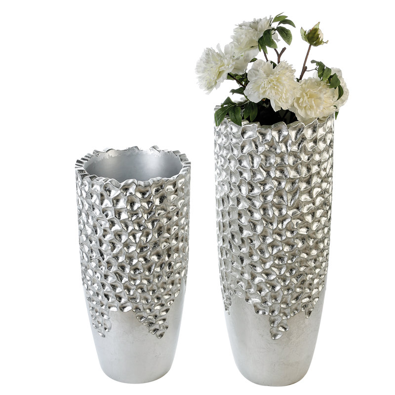 Brenda Glass Floor Vase, 70cm H x 34cm W x 34cm D