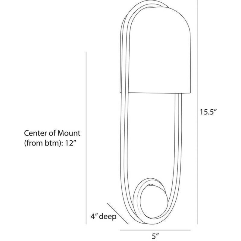 Ilma 1 - Light Flush Mounted Sconce