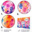 «Pink Blue Aquariums Bubbles I» - Ensemble de décorations murales aquariums-200025557