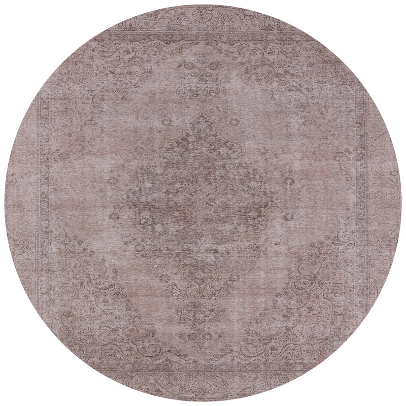 Tapis oriental gris Findlay, Rond 8 pi