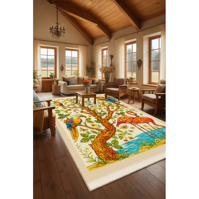 Tapis beige tissé traditionnel Mosso, 2'6" x 9'10"