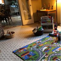 Ottomanson Machine Washable Non-Slip Rubberback Educational Town Traffic  Play Kids Bedroom, Playroom Area Rug & Reviews