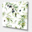 Olives vertes et noires avec branches et feuilles d'olivier - peinture sur toile tendue-59852459