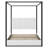 Upholstery Metal Canopy Bed-1234151827-1234151826