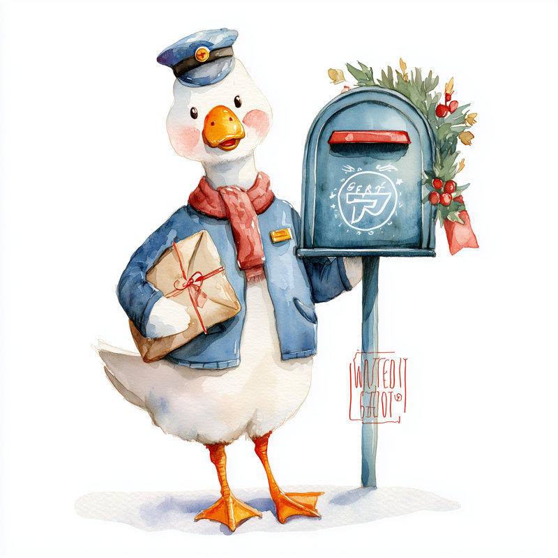 Boîte aux lettres sur toile postal, H 20 po x l 20 po