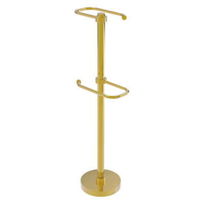 Porte-papier hygiénique sur pied 2 rouleaux