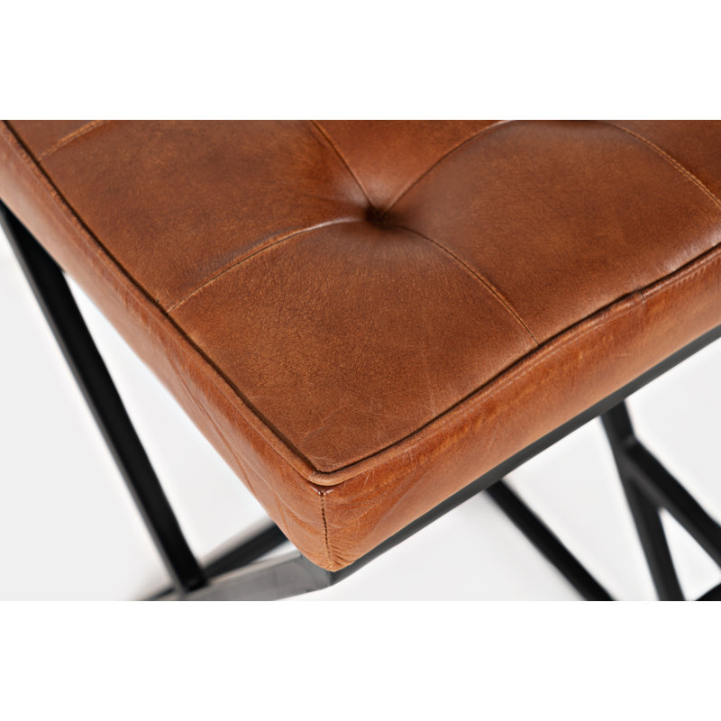 Tabouret de bar 29 po Judie, Cuir fleur de selle