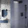 22.44*10.63" Wall Mounted Shower Head with Handheld Spray with Slide Bar, Bathroom Shower Faucet Set with Rough-in Valve(pressured-Balanced)