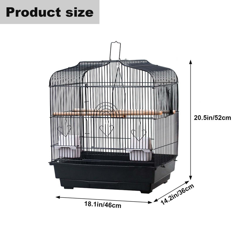 52cm Metal Table Top Bird Cage