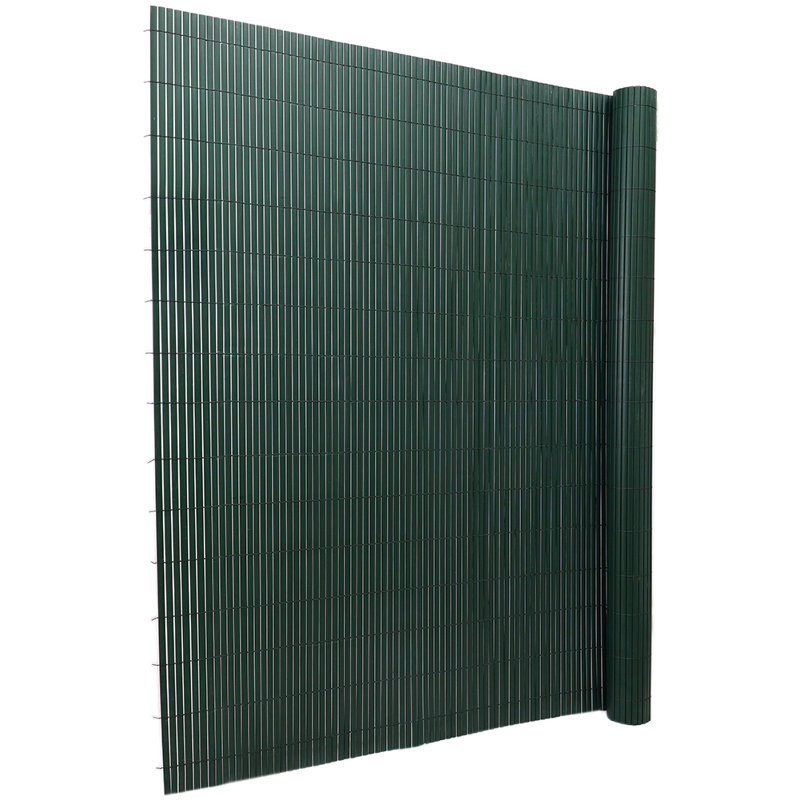 PVC Privacy Fence, Sun-blocked Screen Panels, Blindfold for Balcony, 120cm H x 300cm W x 0.16cm D