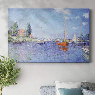 Argenteuil. Yachts, 1875 03-Gallery Wrapped Canvas