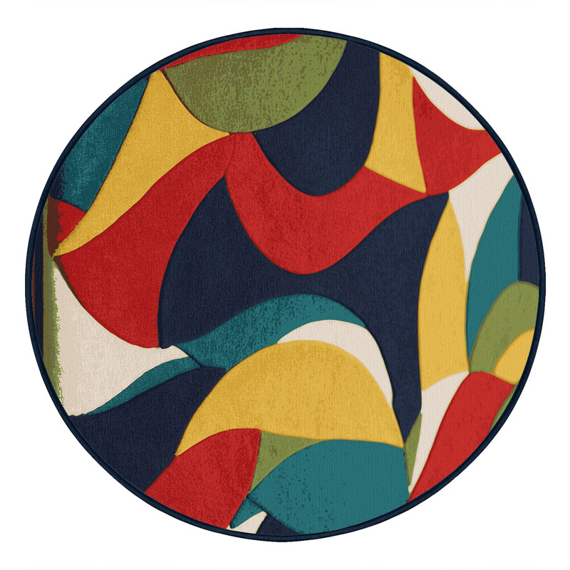 Snappy Wiggle Rug, Round 6'