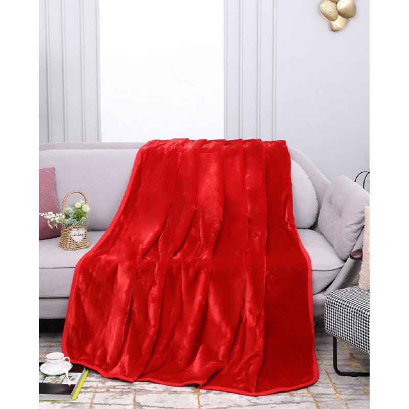 Bernestine Throw Blanket, W150 x L200cm, Red