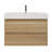 Carneshia 35.4'' Single Bathroom Vanity with Wood, Acrylic Top-190771594