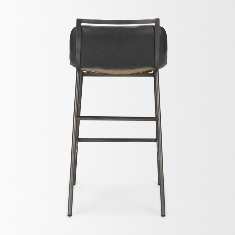 Kavalan II Bar Stool, Black, Counter Stool (24.5” Seat Height)