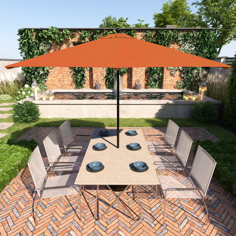 Parasol de terrasse 11 pi, Orange