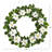 Poinsettia and Variegated Holly Christmas Wreath-2141110317