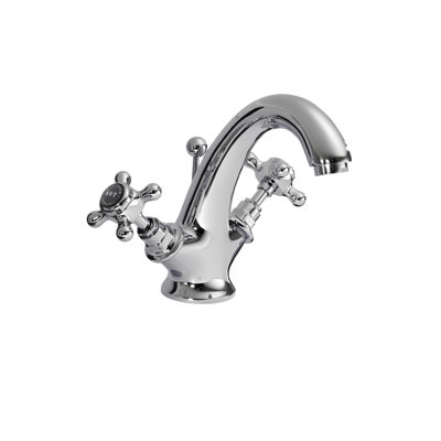 Solid Brass Mono Basin Mixer with Waste