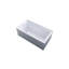 Baignoire de coin gauche Baki-L en blanc brillant-118375495