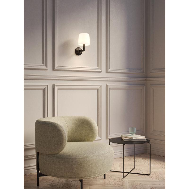 Ella 2 - Light Armed Sconce, Matt Black