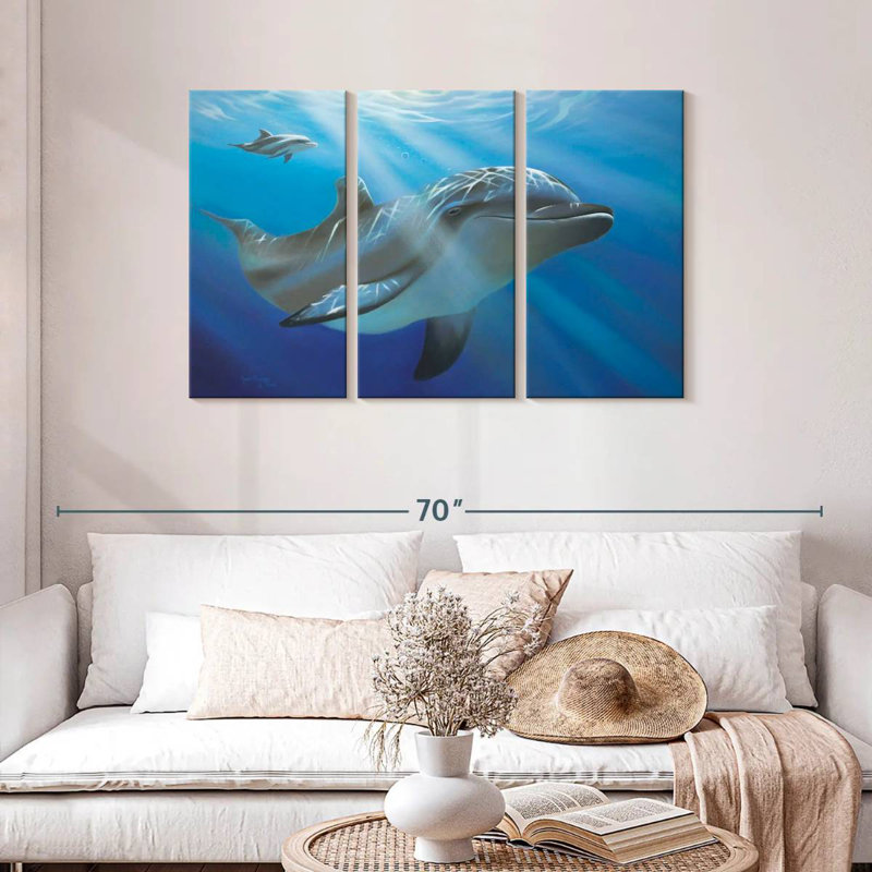 Brampt Evening Dive, 28" H x 45" W