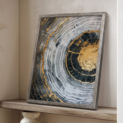 ABSTRACT Series CCXXVI Framed Print - Solid Wood