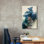 «Welcome To The Jungle, Blue 2» par Ian Winistanley, art mural sur toile