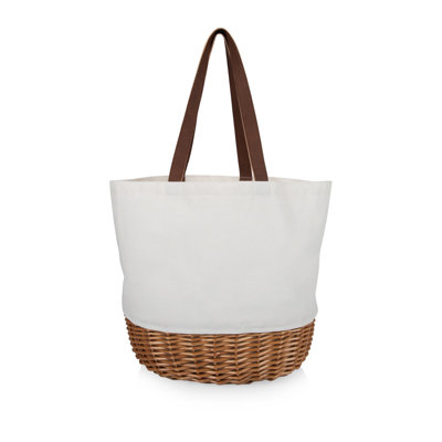 Panier fourre-tout en toile et saule Promenade pour 2 personnes