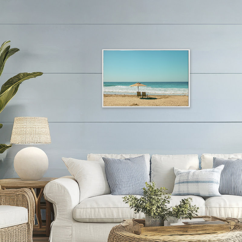 «Beach Calm Wave Wave», giclée encadrée, design par Norm Stelfox, H 20 po x l 30 po