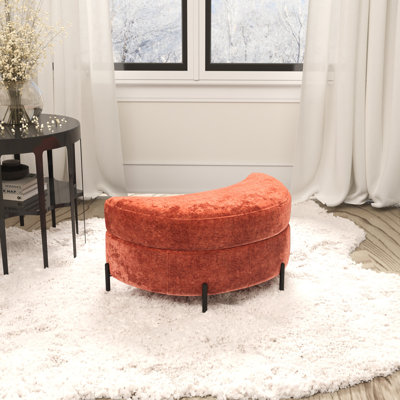 Repose-pieds en chenille avec rangement